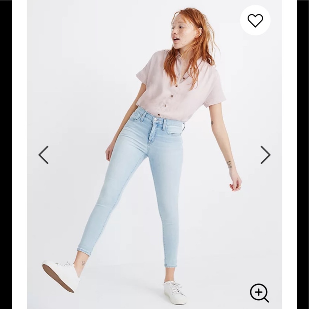 Madewell Mid Rise Coolmax Jeans View 2
